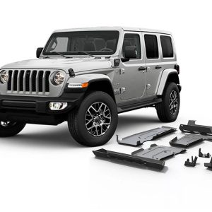 Kit completo protecciones RIVAL aluminio 6mm Wrangler JL 4 puertas